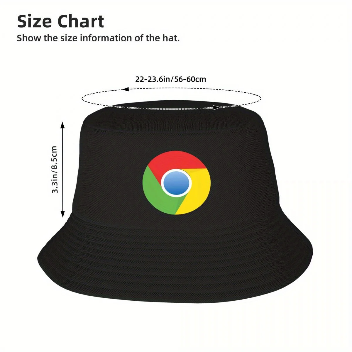 قبعات الصياد من جوجل كروم، قبعة دلو، قبعات واقية من الشاطئ
