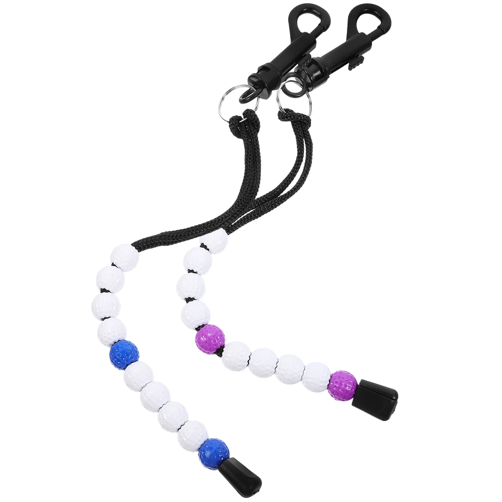 

2 Pcs Golf Beads Count Stroke Score Counter Accessory Accessories Scorer Equipment