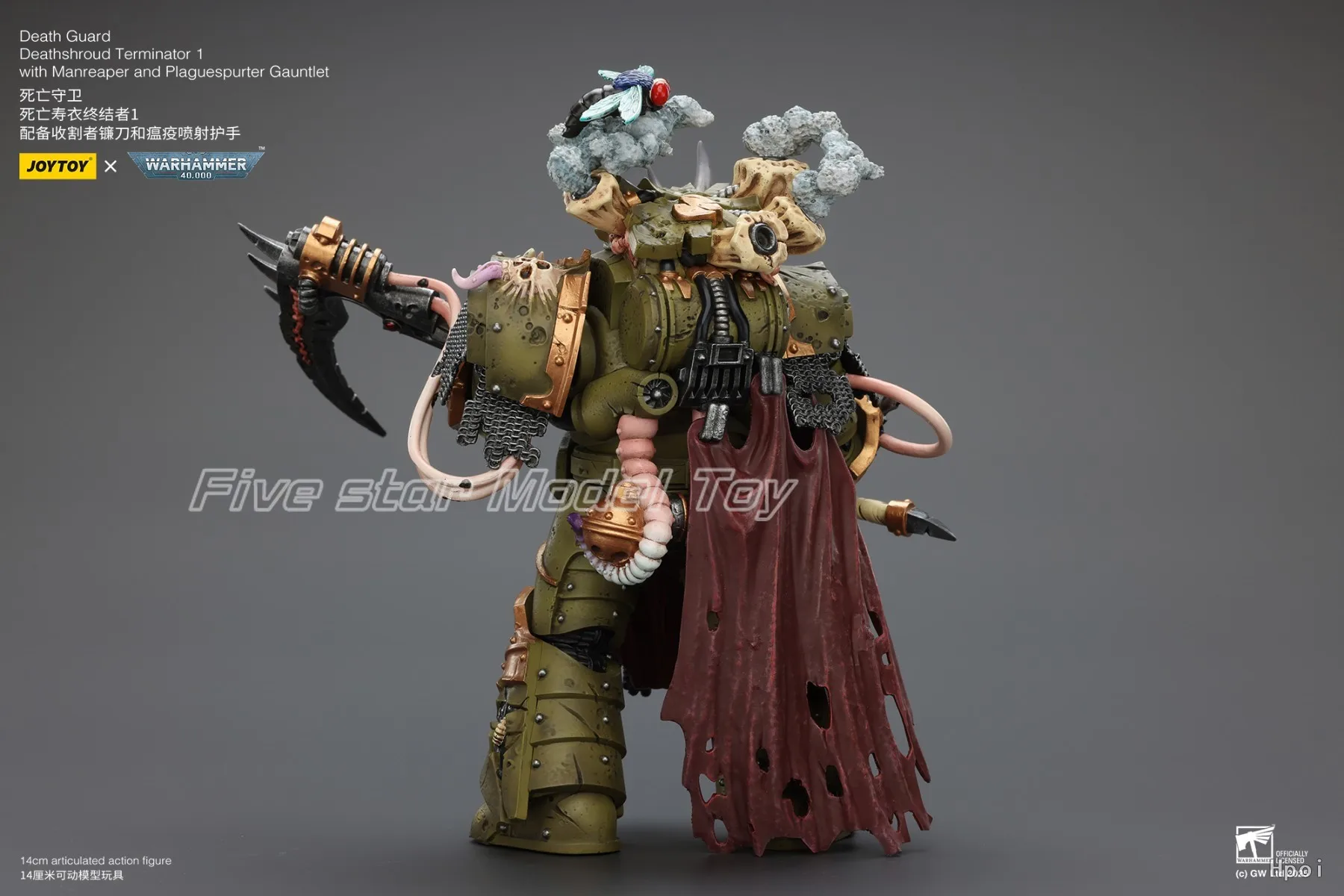 

【UA】JOYTOY Warhammer 40K масштаб 1/18 фигурки Death Guard Deathshroud Терминатор 1 модели игрушки подарки