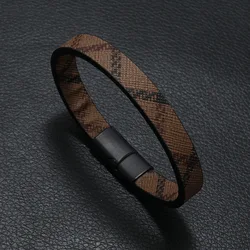 Trendy Leather Bracelets Men Stainless Steel Multilayer Braided Rope Bracelets For Male Bracelets Jewelry Pulsera Hombre