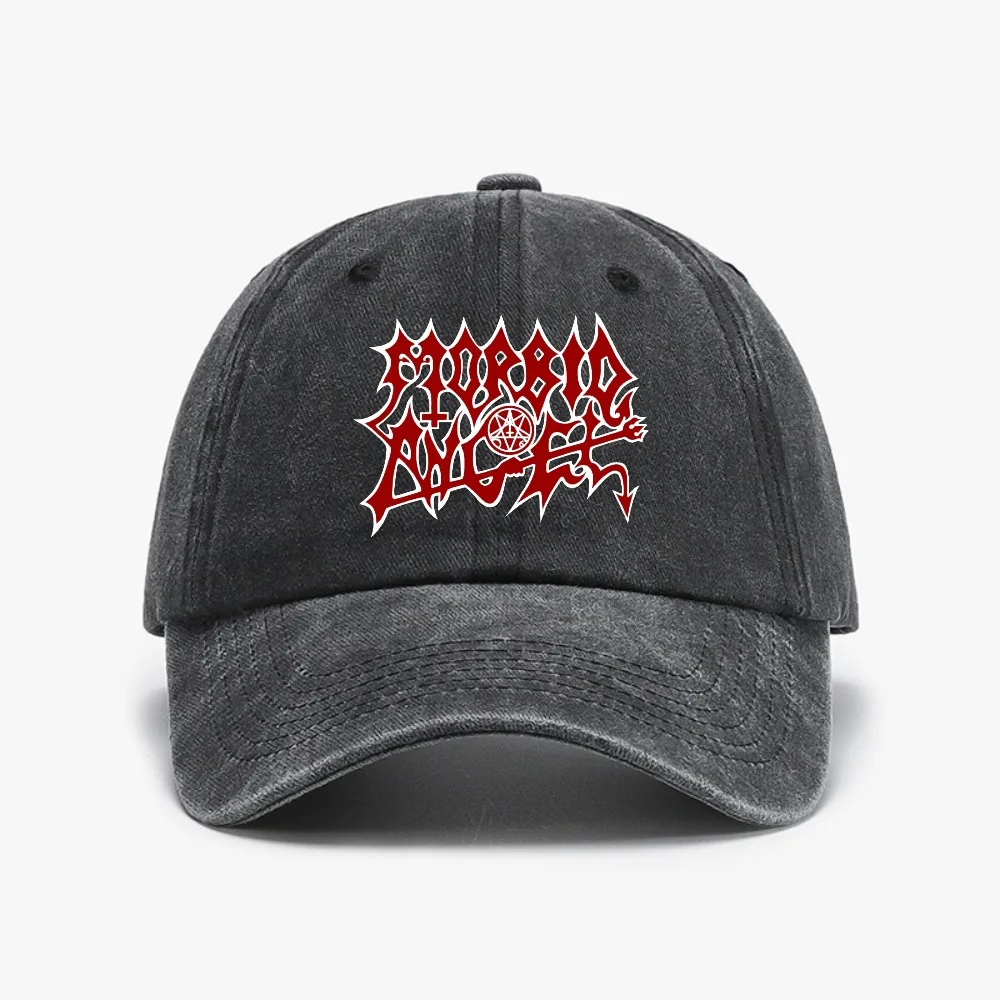 Morbid Angel Baseball Cap Music Band Distressed Washed Hat Vintage Outdoor Running Golf Snapback Caps