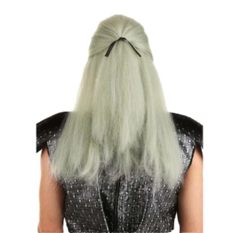 HAIRJOY Silber Weiß Cosplay Perücke Lange Gerade Kostüm Perücken Synthetische Haar Hitzebeständige Faser – Detail 8