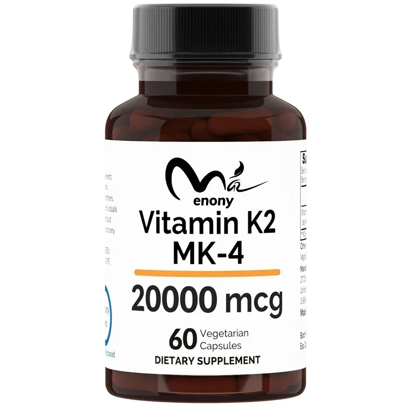 

Vitamin K2, in the form of MK-4, 20000 micrograms per capsule -60 vegetarian capsules