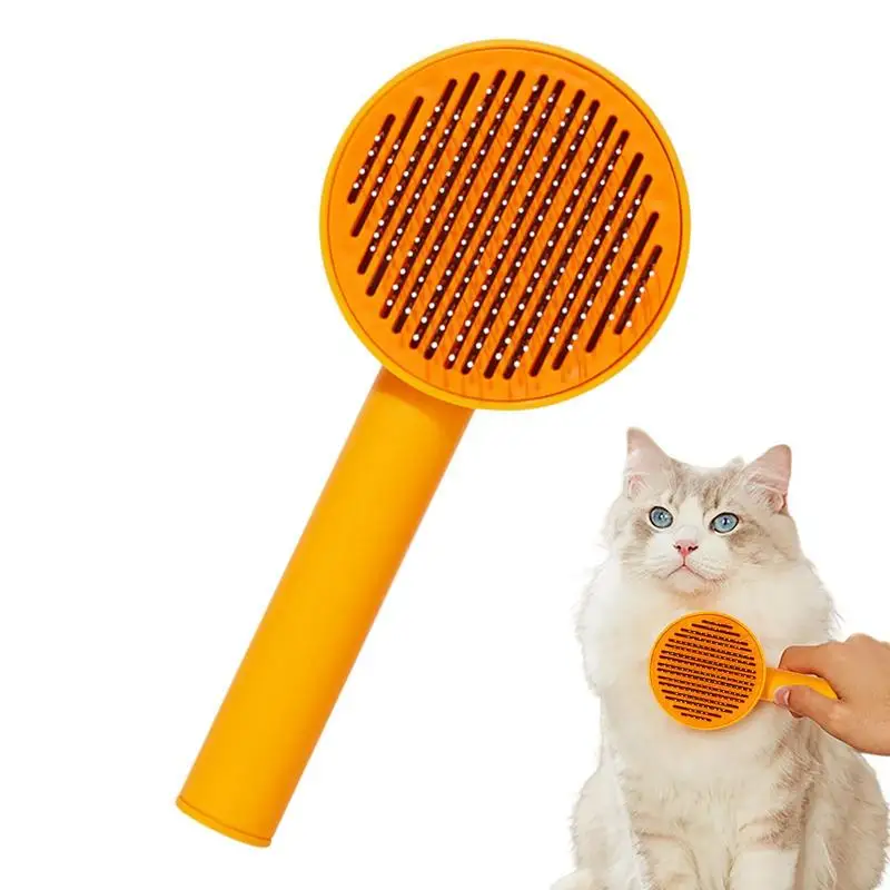 Pet Dog Hair Brush Cat Comb Grooming And Care Cat Brush Stainless Steel Comb For Long Hair Cats Dogs Cleaning Pet Grooming