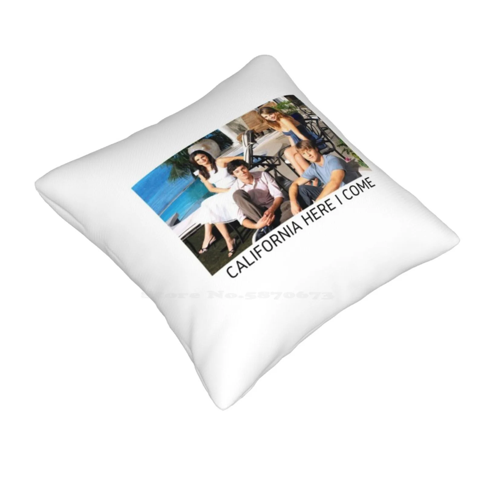 Welcome To The Oc Home Sofa Car Cushion Cover Pillowcase The Oc California Here I Come Ryan Atwood Marissa Cooper Summer