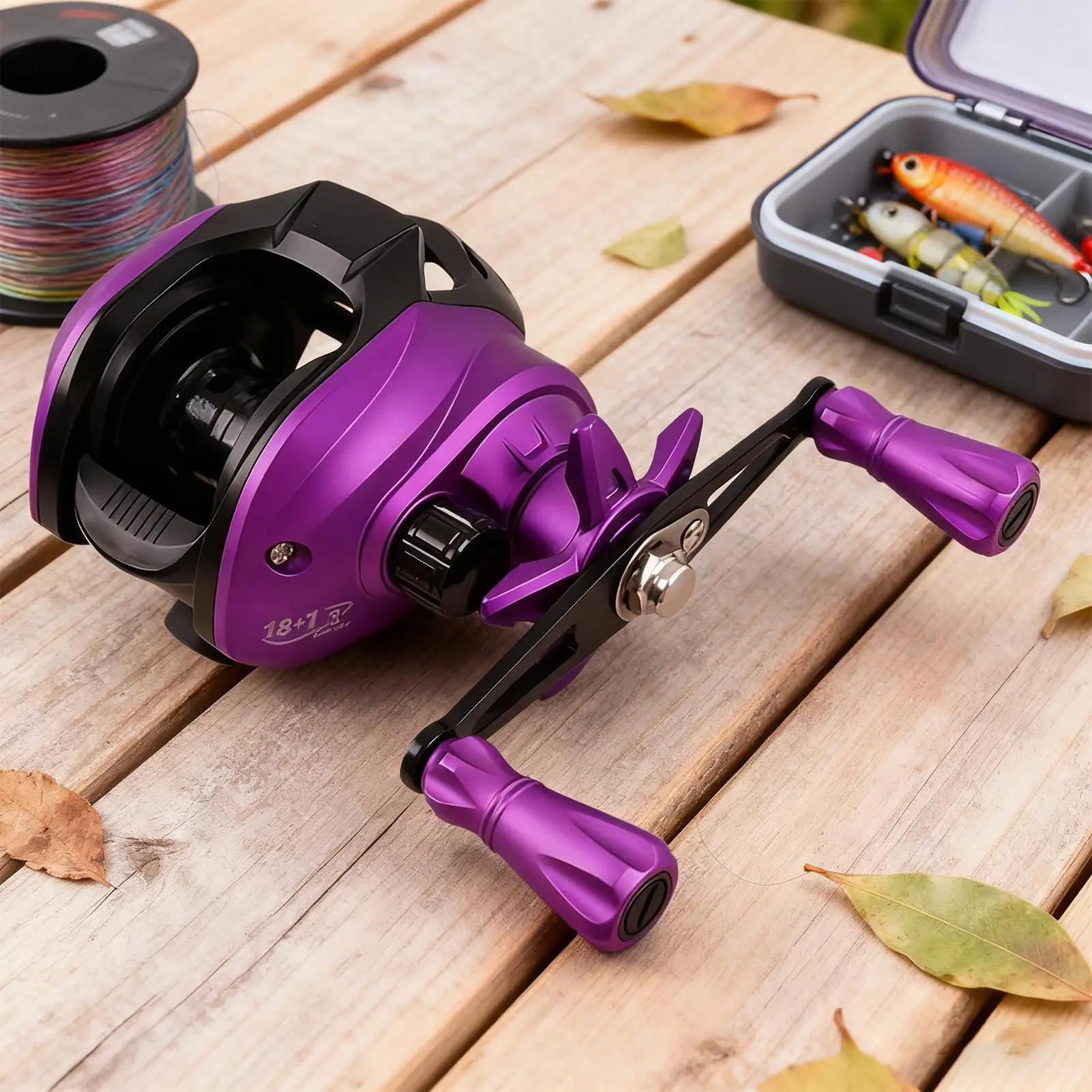 新しい釣りリールはねじれを防ぎます釣り海水淡水釣りリールクラッピー、ウォーリー、タラ、トラウト、パイク、ブルーギル、サーモン用