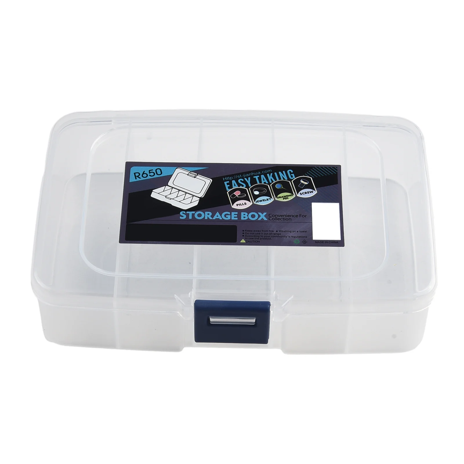 2022 New Tool Screws Box Transparent 14.3*9*3.5 Cm 1PCS Box Craft Organizer IC Storage PP Small Part Container