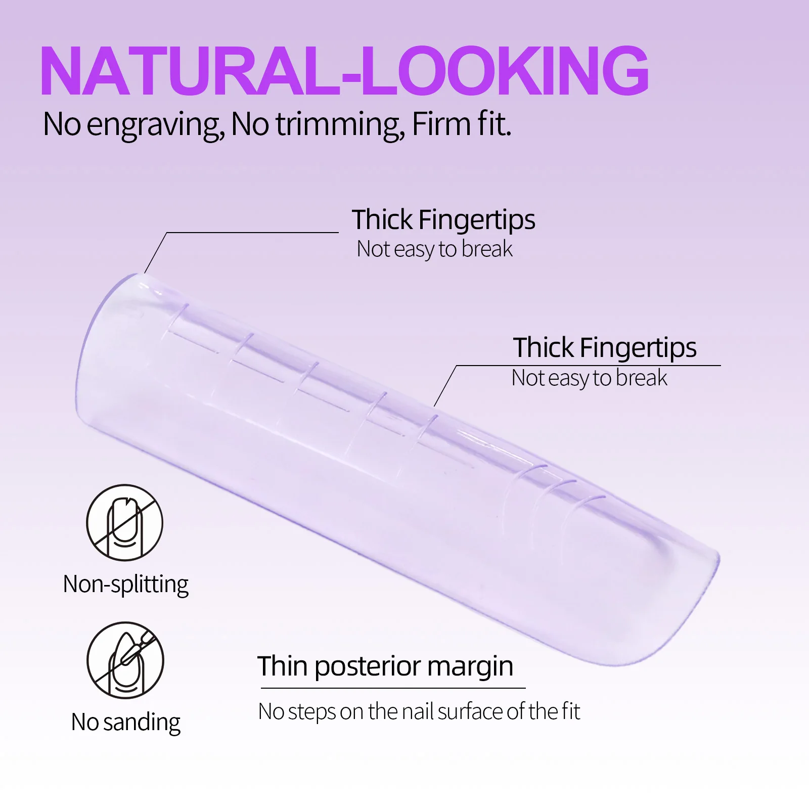 144/288pcs Colorful Dual Nail Form Full Cover Poly NailGel Quick Building Mold Set Acrylic Nail Tips Top Extension Manicure Tool