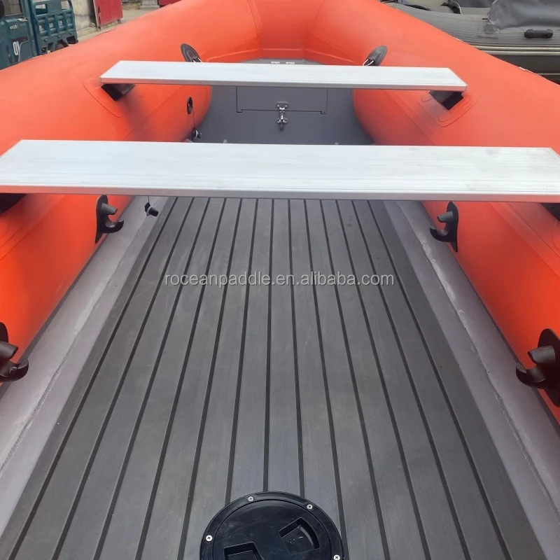 310/330/350/390cm Magnesium Aluminum Alloy Inflatable Boat Fishing Boat RIB Boat With Rigid Hard Bottom