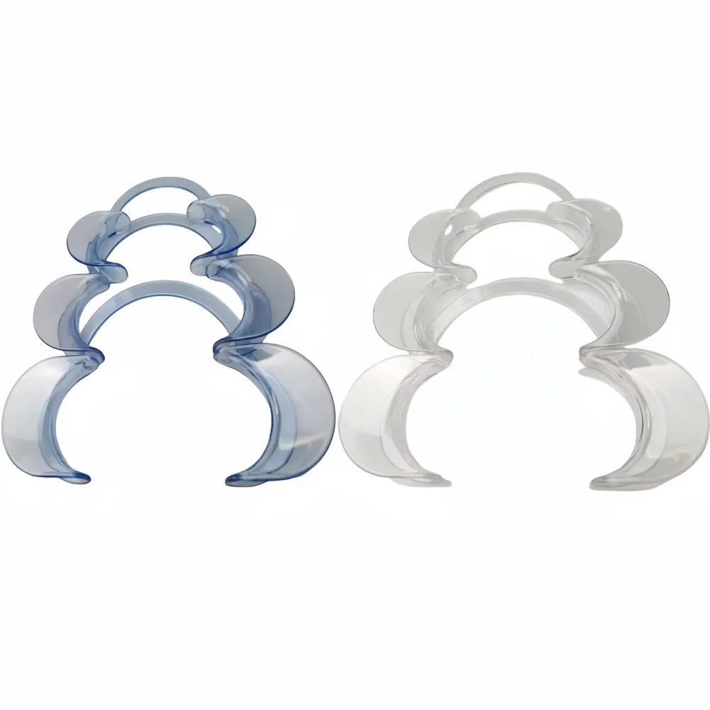1PC C-Shape Dental Cheek Retractor - Plastic Mouth Opener for Teeth Whitening, Orthodontic Treatment and Intraoral Photography