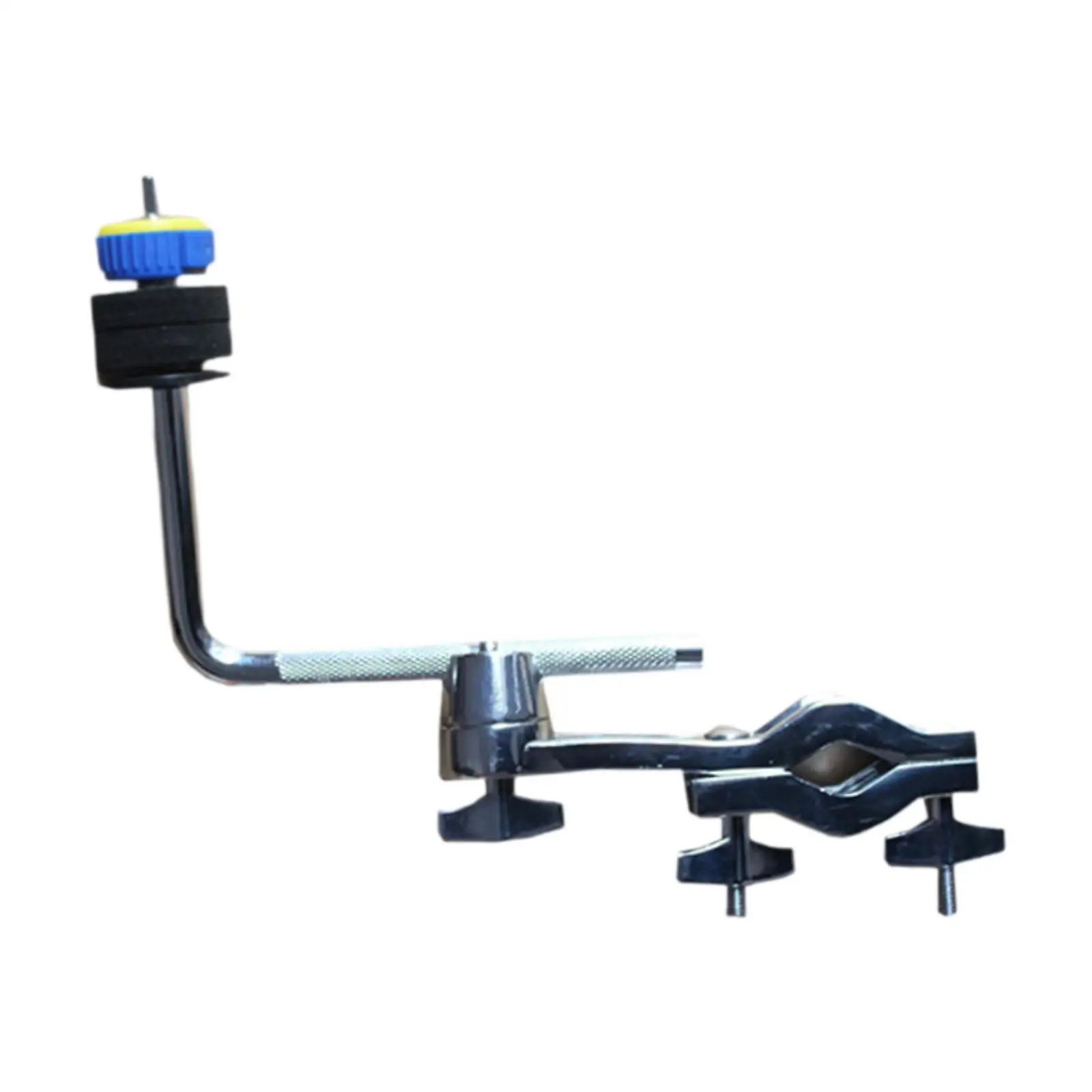 

Стержень рычага тарелки с кронштейном. Металлический удлинитель барабанной установки с рычагом тарелки.