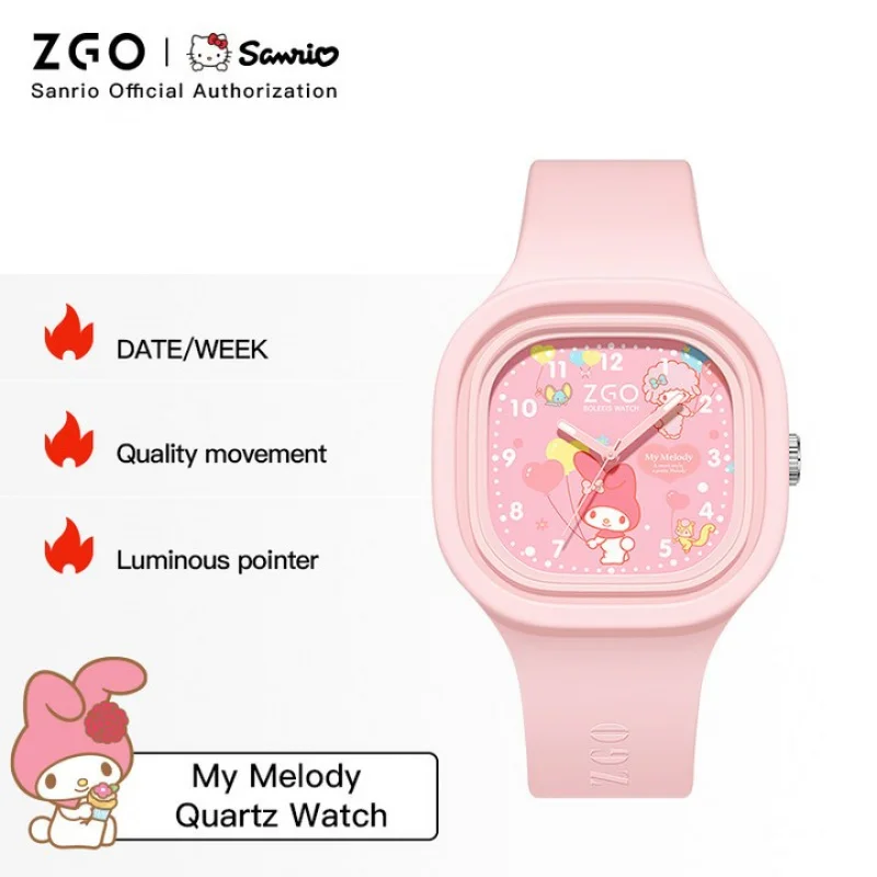 ZGO Sanrio Cinnamon Dog Genuine Jelly Watch For Girl 887