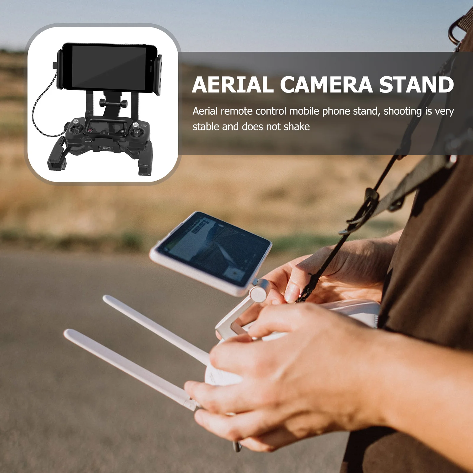 Suporte dobrável para tablet e telefone, rotação de 360 graus, para dispositivos de 4.6 a 11 polegadas, alça de pescoço, compatível com mavic