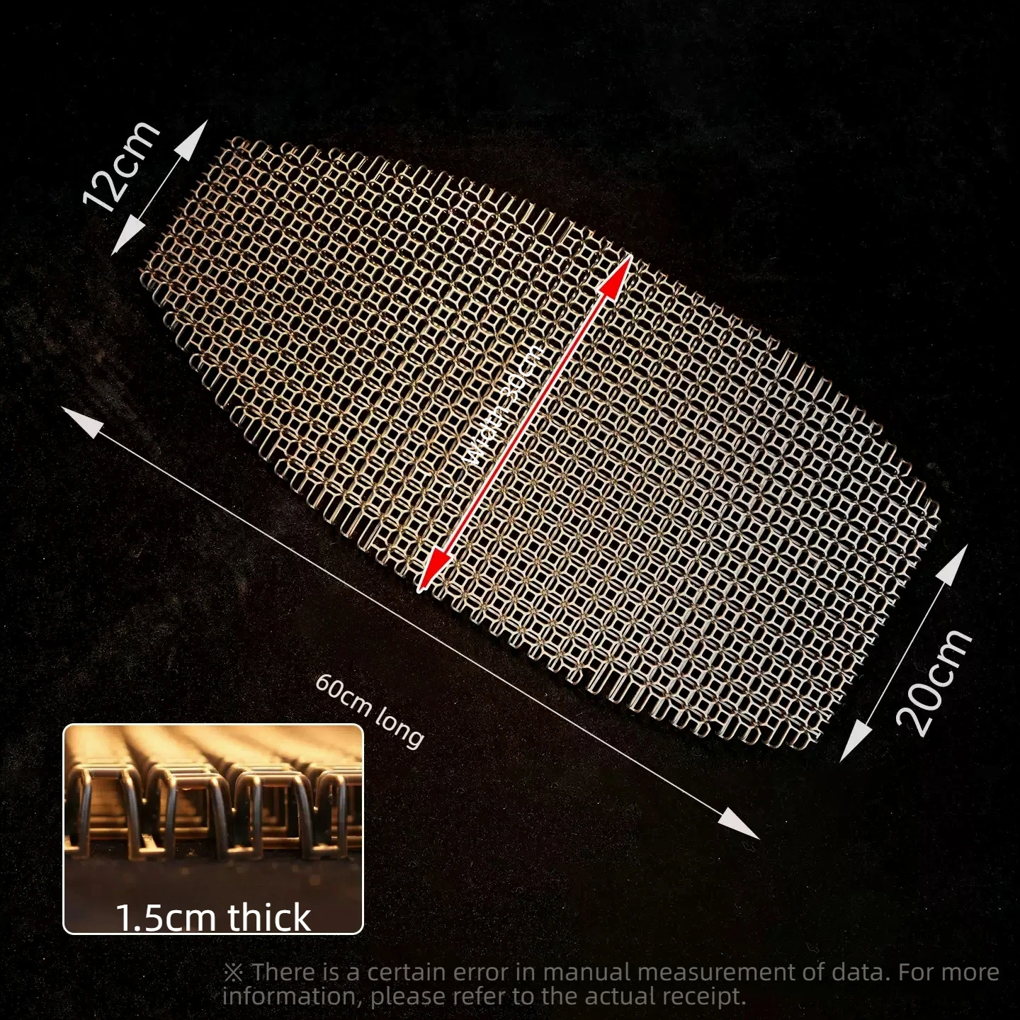 Tactical backpack 3D liner pad: lightweight, breathable, sweat-wicking, cuttable, multi-functional heat dissipation & cushioning