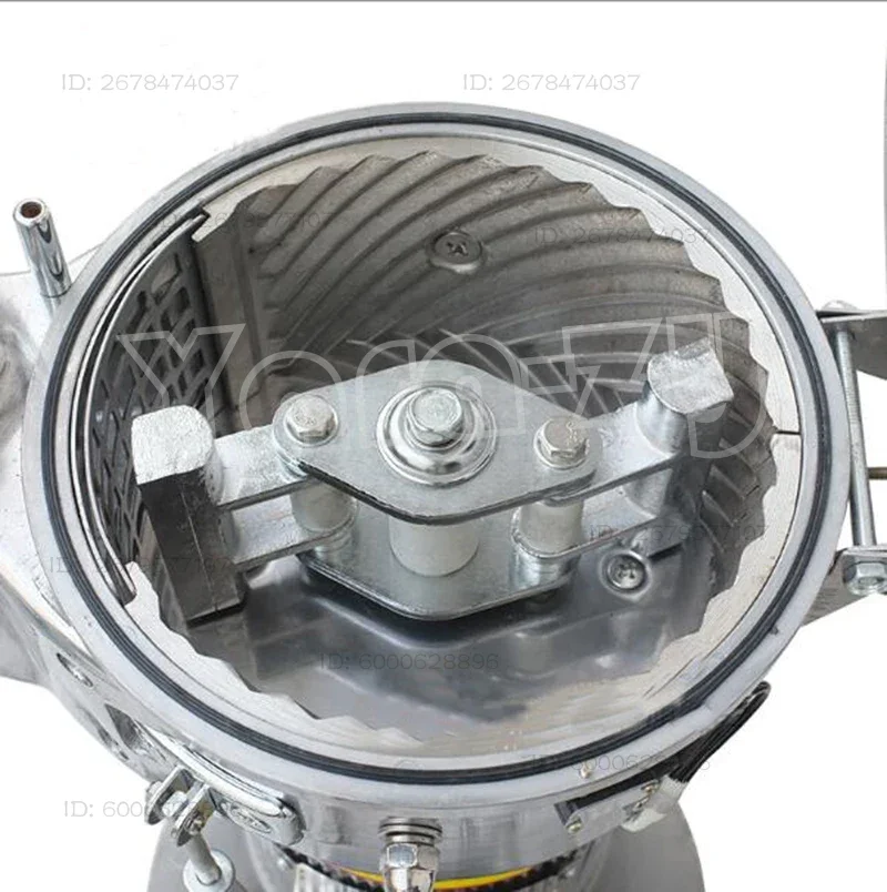 20000 RPM Automatic Continuous Hammer Mill Pulverizer - 220V Electrical Herb Grinder (1pc)