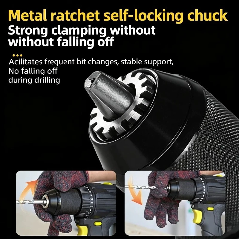 20V Cordless Lithium-Ion Drill Electric Drill