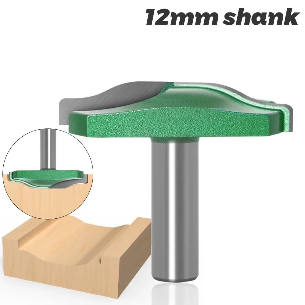 

1PC 12mm Shank Raised Panel Router Bit with Backcutter Cove Raised Panel Ogee Door Ogee Raised Panel Router Bit