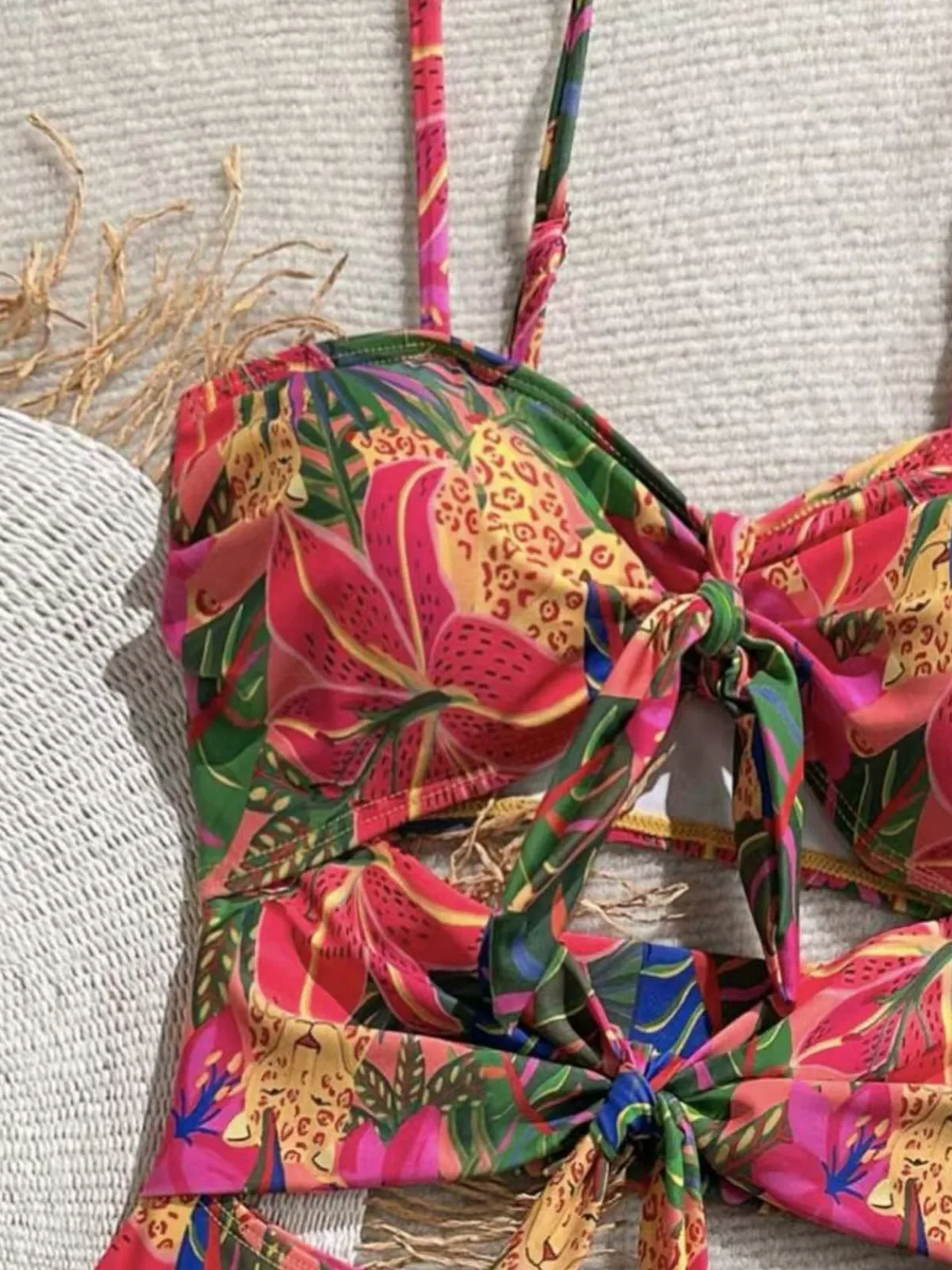 2026 Costume da bagno intero stampato da donna Moda Hot Spring Resort Monokini Costume da bagno stile bikini Costume da bagno sexy ritagliato femminile