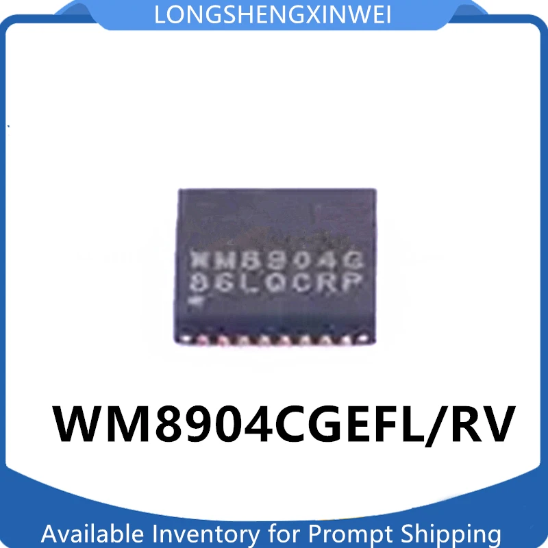 1PCS WM8904CGEFL/RV Screen Print WM8904G Packaged QFN-32 Decoder Chip New Original