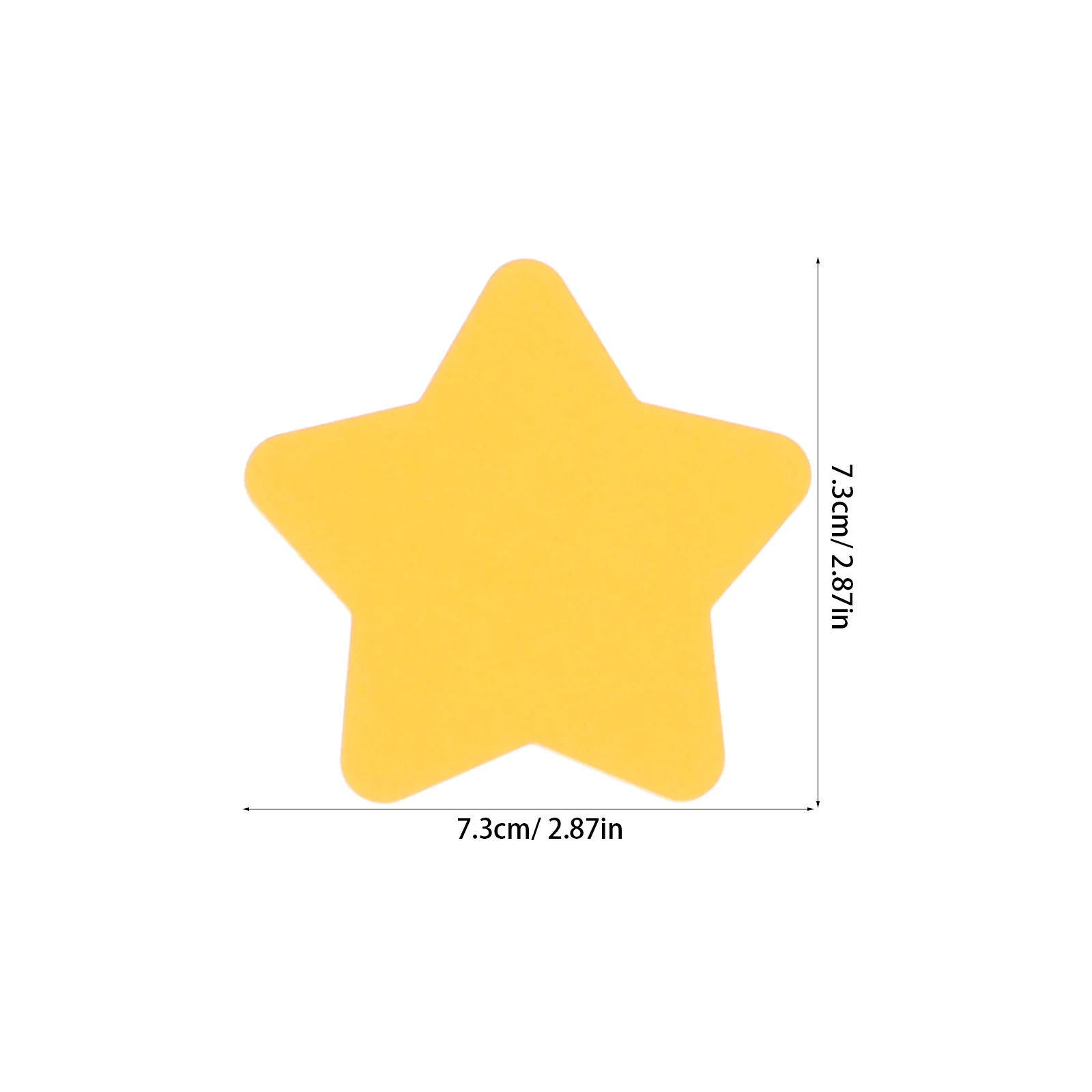 16Pcs Bright Color Star Shaped Sticky Notepads Office School Home Self Adhesive Memo Pads Cute Writing Pads Sticky Tabs