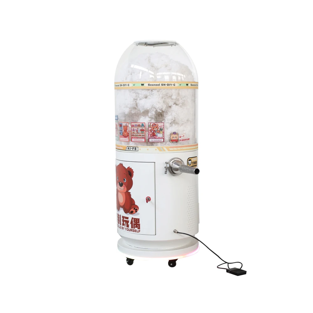 Friendly-Use Plush Filling Machine With Air Compressor For Mall In-Store