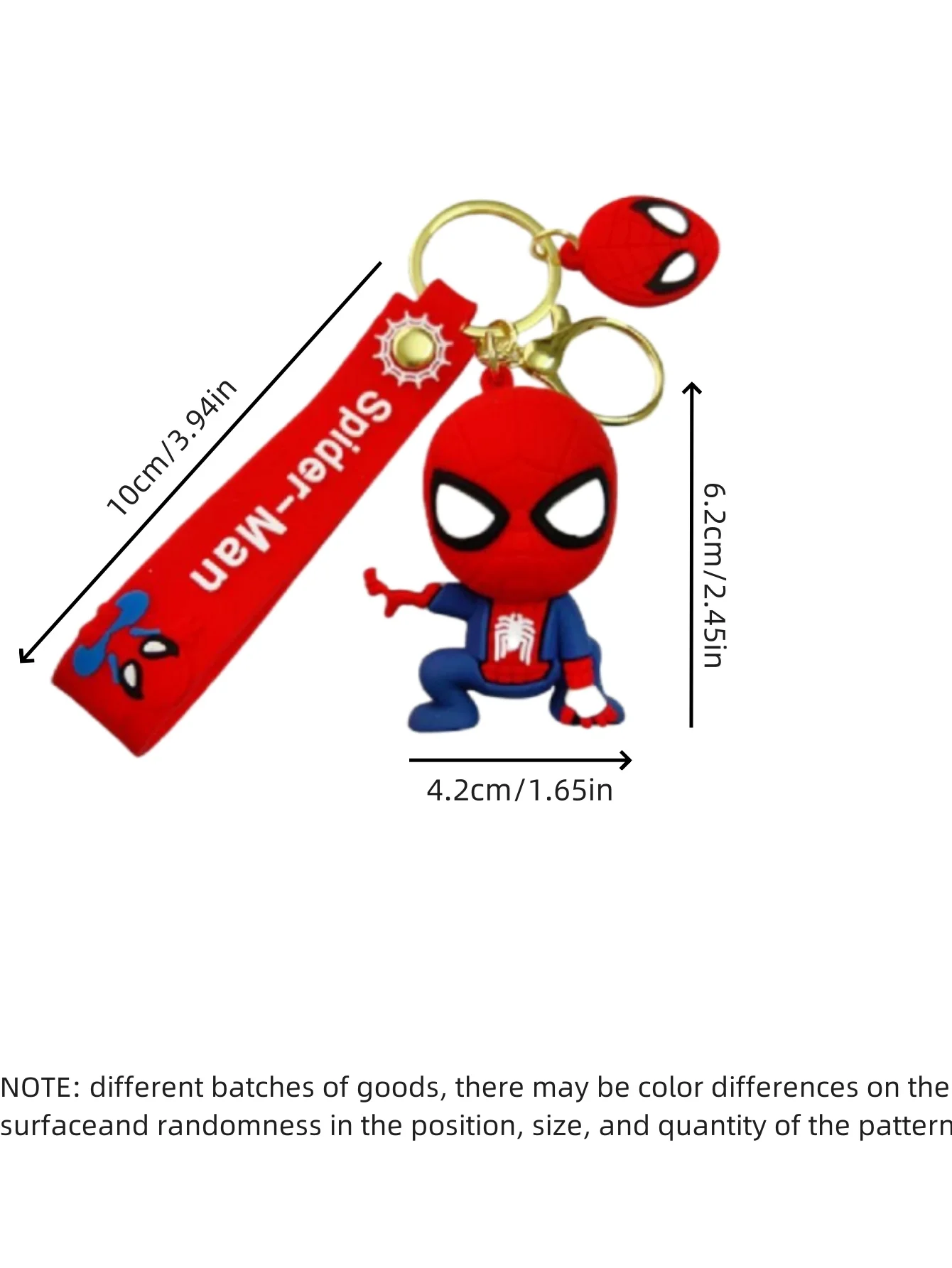 1pc Superheld Spidermanes Sleutelhangers Cartoon Spider Man Pop Sleutelhangers Avengers Anime Figuur Hanger Sleutelhouder