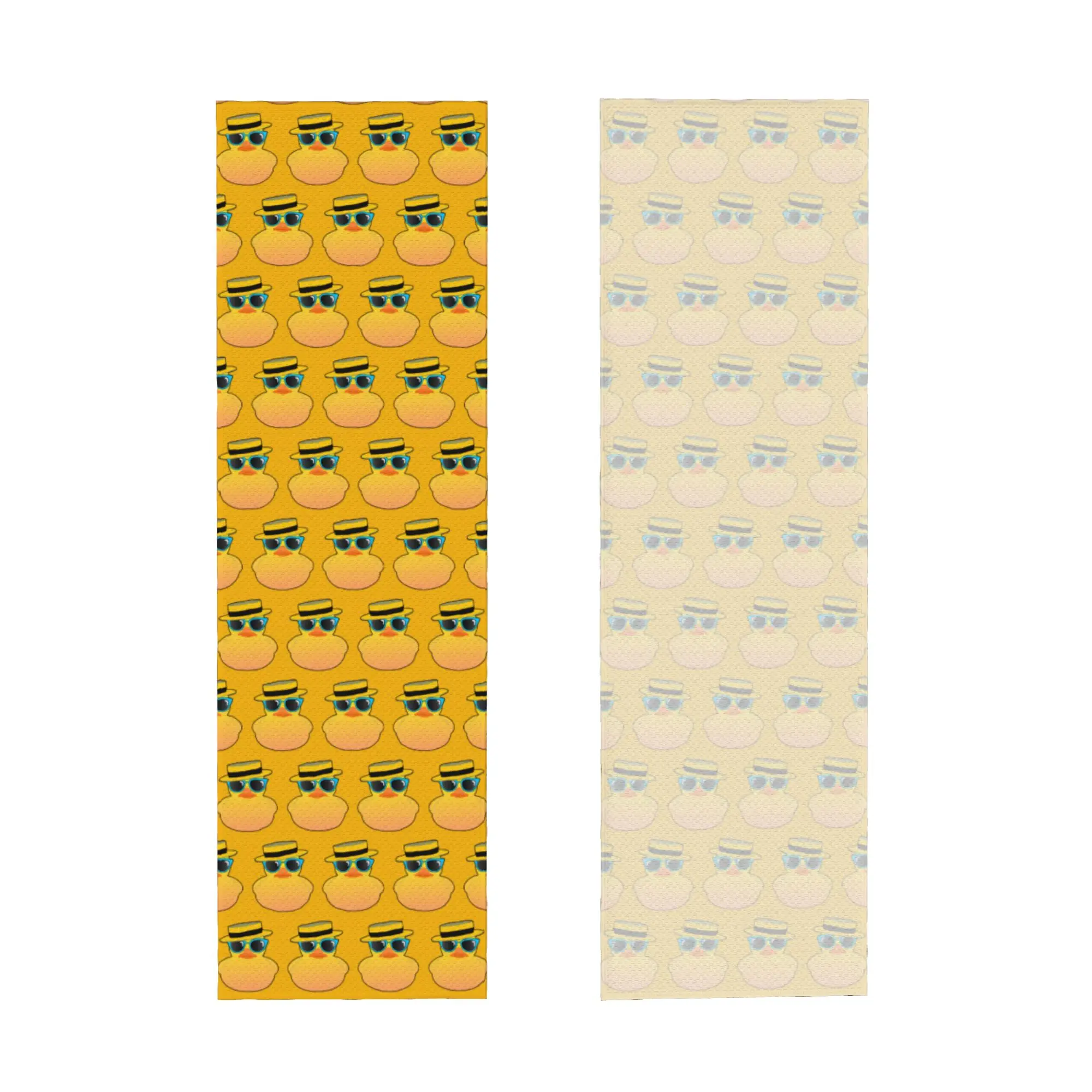 Cold Exercise Towel Rubber Duck Ducky wearing Boater Hat sunglasses Beach Sports Yoga Towel Refreshing Sports Scarf Face Towels