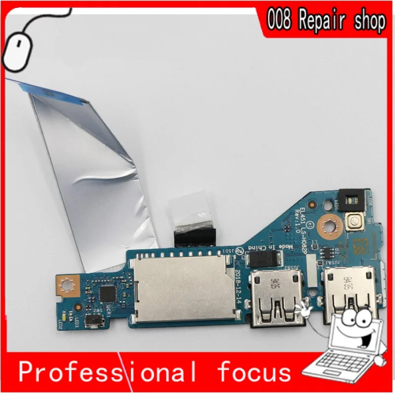 For Lenovo Laptop (ideapad) S540-14IWL/S540-14API/S540-14IWL Touch Adapter Board usb Card Reader Board LS-H082P 5c50s24890