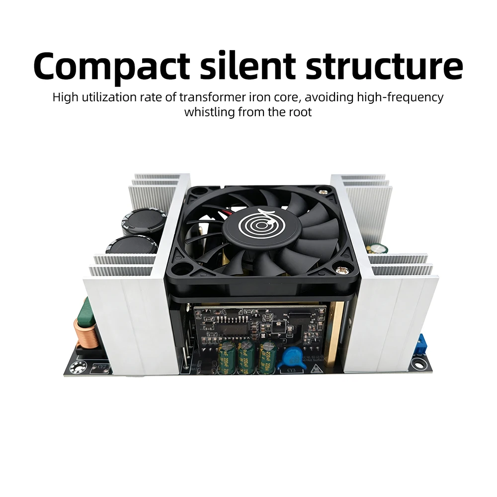 LLC Hochwertiges Isoliertes Schaltnetzteil AC 220V zu DC 48V 800W Einstellbares Geräuschloses 17A Netzteil für Verstärker – Detail 5