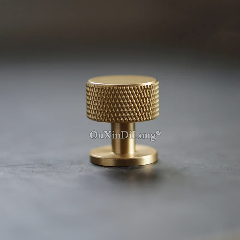 Brand New 8PCS Solid Brass Knurled Furniture Pulls Handle Drawer Knobs Cupboard Wardrobe Closet Dresser Shoe Cabinet Pulls Knobs