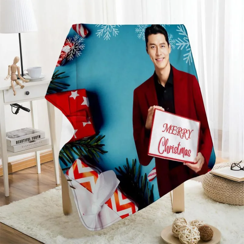 Musife New Arrival Hyun Bin Blankets Printing Soft Blanket Throw On Home/Sofa/Bedding Portable Adult Travel Cover Blanket