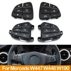 Car Steering Wheel Keys Multi-Function Menu Control Switch Button Assembly For Mercedes Benz V Class W447 W448 AMG GT W190