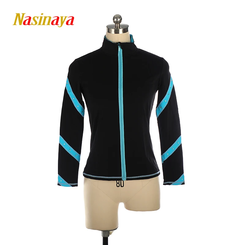 Women's Artistic Gymnastics Figure Skating Training Jacket Zipper Top Patinaje Colorful