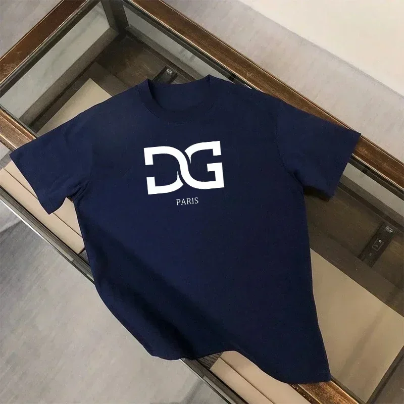 

2025 New Hot Quality Trend Men Short Sleeve T Shirt Print Brand Tshirt Summer Cotton T-Shirt Luxury Children Clothing Tee Tops