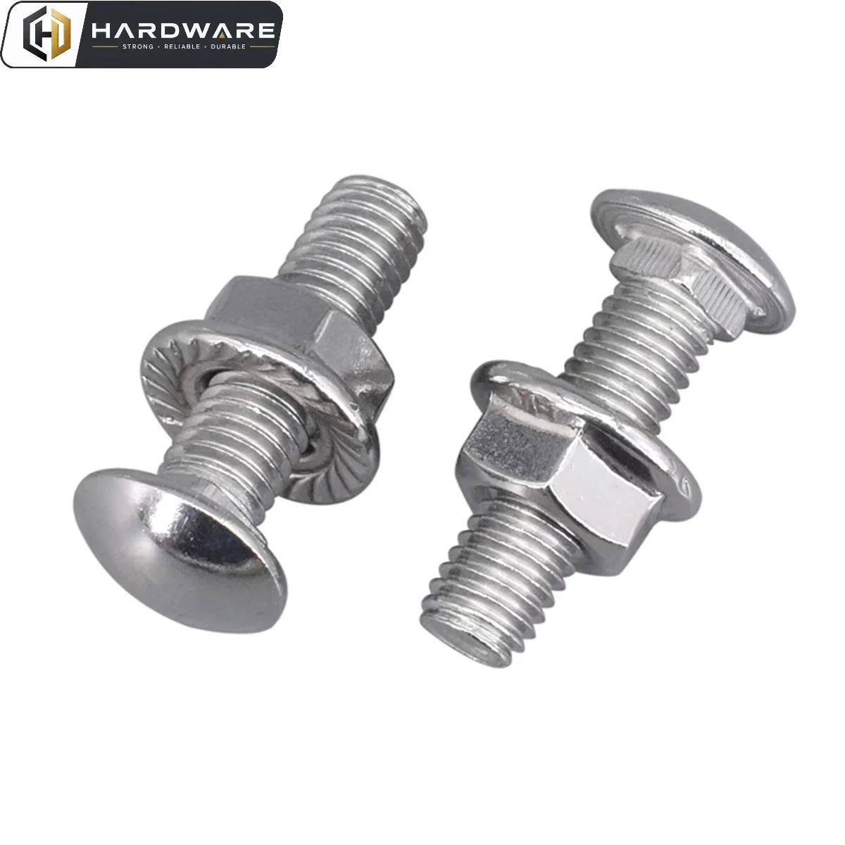 M5m6m8m10m12 304 Stainless Steel Round Bridge Square Neck Connecting Bolt
