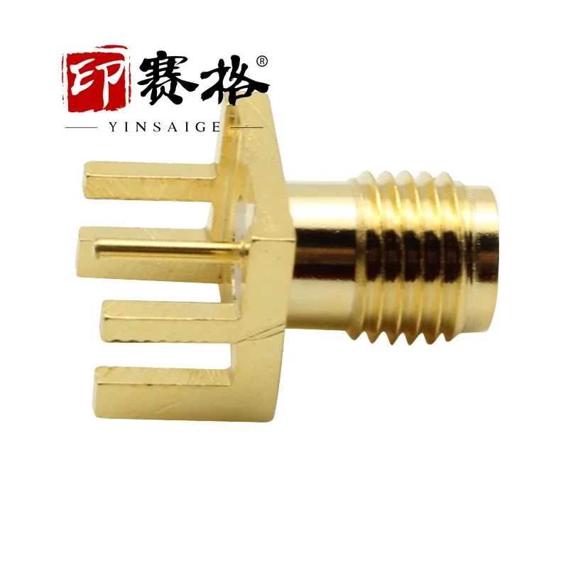 SMA-KHD female seat 18GHZ test grade SMA outer screw inner hole 1.7MM SMA-KE large partial foot SMA female seat