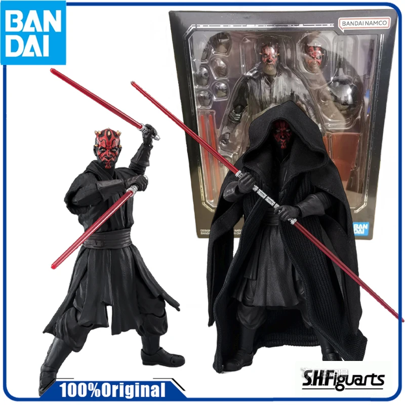 Bandai Genuine Original    SHF AMERICAN SERIES DARTH MAUL (STAR WARS, PHANTOM MENACE)    Action Figure Toys For Boys Girls Kids