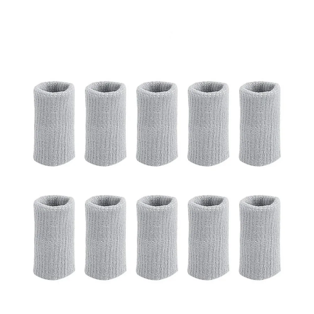 

10pcs/set Hand Protector Finger Sleeves Protectors Non Slip Silicone Golf Finger Sleeves Colorful Protection