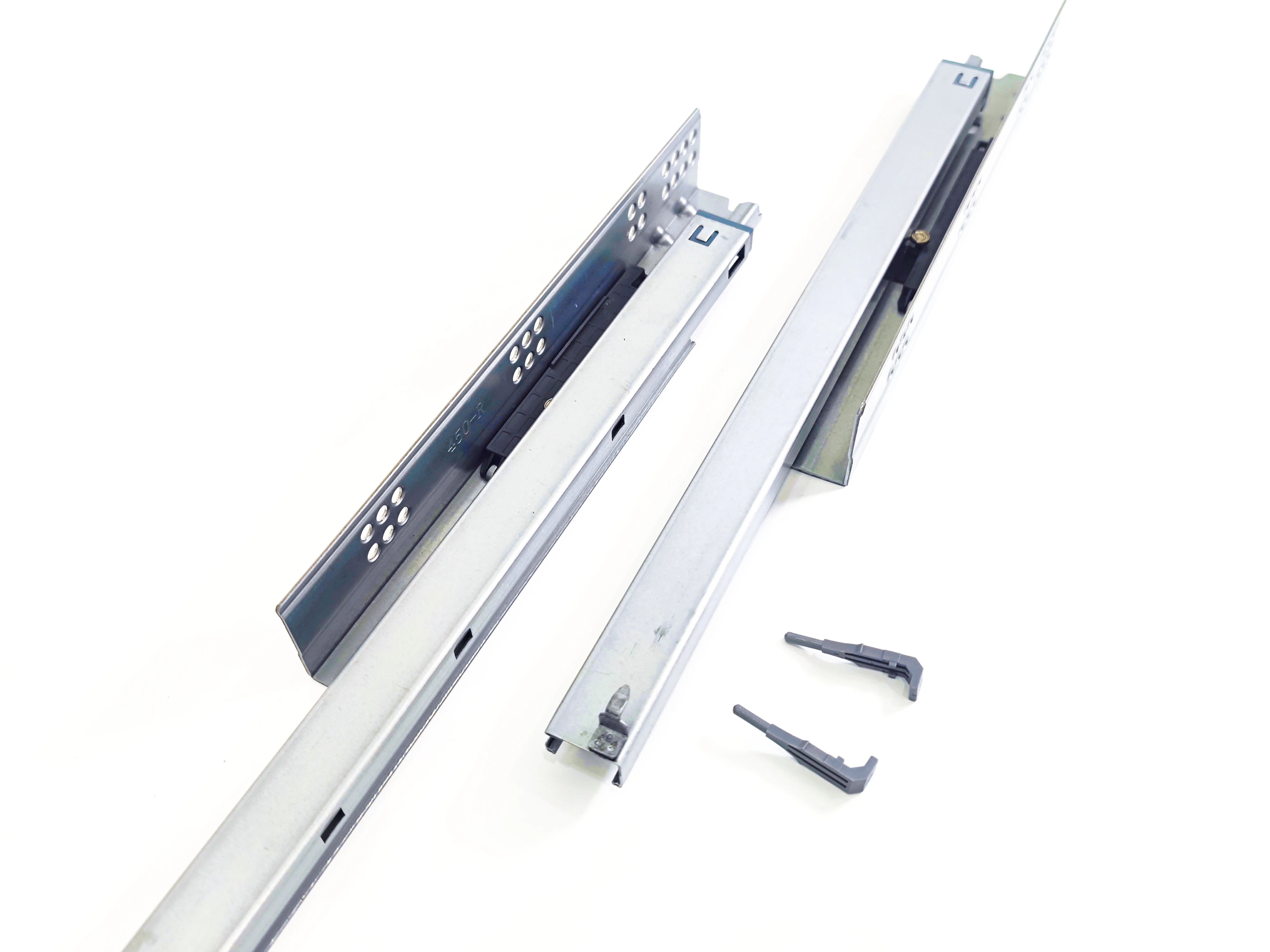 

3 Fold Push To Open Hidden Telescopic Rails Undermount Concealed Drawer Slide About Ajustable Nail