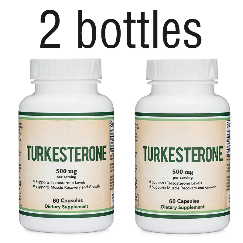 

2 bottles of 500mg earth sterone capsules promote carbohydrate metabolism support muscle recovery growth and health