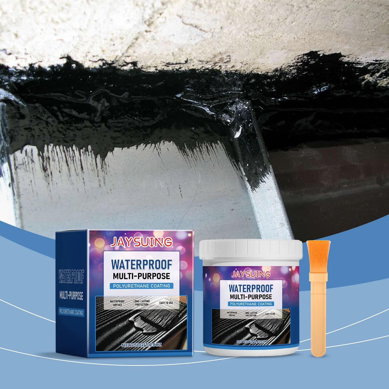 

【Roof Crack Waterproof Coating】Leak Repair Sealant - High-Elasticity Waterproof Paint for Roof Cracks Long-Lasting Protection