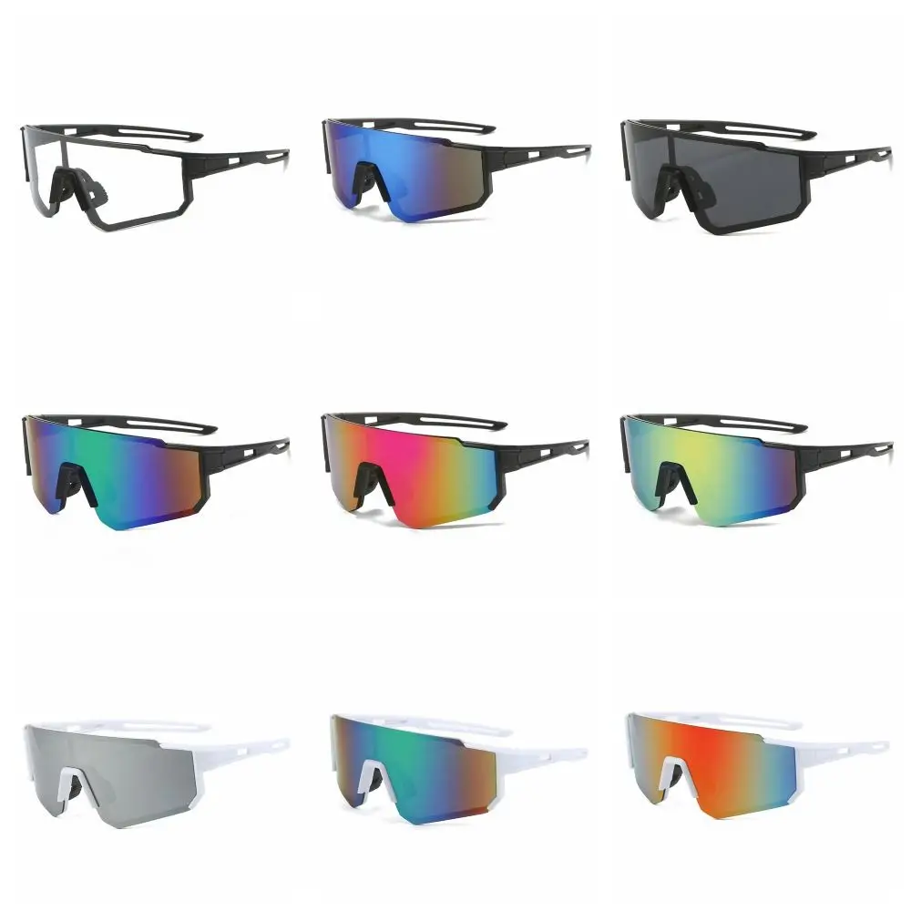 UV400 Cycling Sunglass Vintage Colorful HD Lens UV Resistant Cycling Glass Oversized Comfortable Outdoor Sport Goggle Fishing