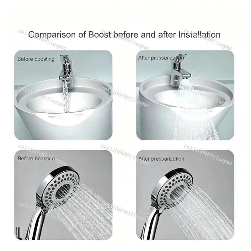For JET-370 Fully AutomaticSilent Tap Water Pump Tap Water Booster Pump Household Stainless Steel Self-priming Pump 370W 3.5m³/h