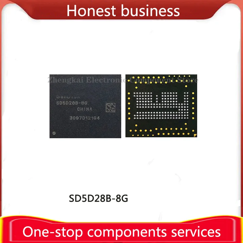 SD5D28B-8G BGA162 EMCP 8+8 100% Working 100% Quality SD8DR18C-8G Chip Mobile Phone Hard Disk Memory 8GB