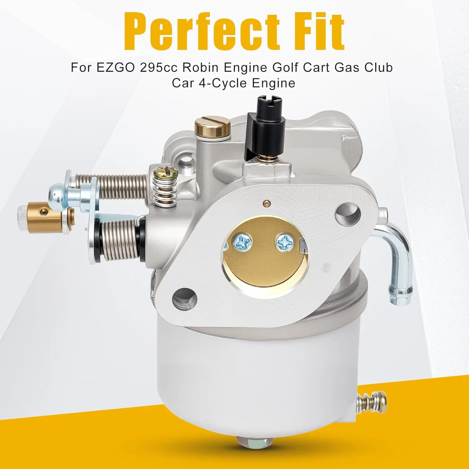 Carburetor for EZGO 295cc Robin Engine Txt Gas Golf Cart Club Car 4-Cycle 1991-up with  OEM#  26645G01 26645G03 with Fuel Pump