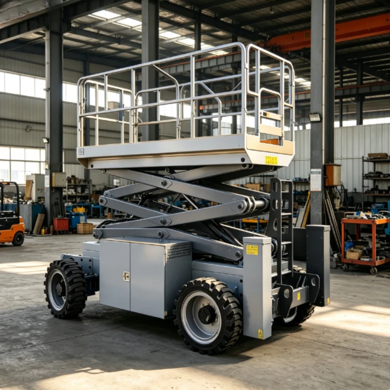 6m 7m 8m Self Walking Electric Hydraulic Aerial Work Lift Stable Chassis Outdoor Road Construction Repair Platform