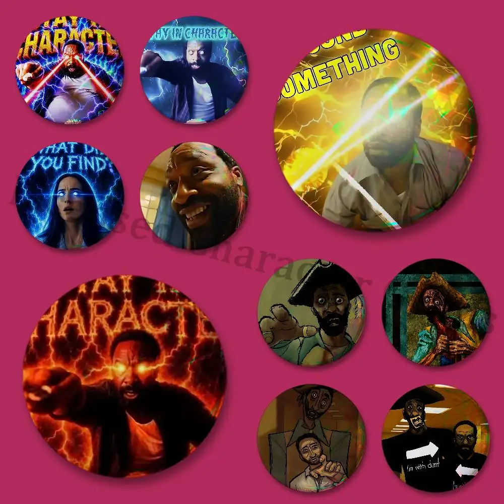Stay In Character B-Backrooms Badges 25 32 44 58 75 mm Round Customizable Wholesale Fan goods Self-made fan freebies
