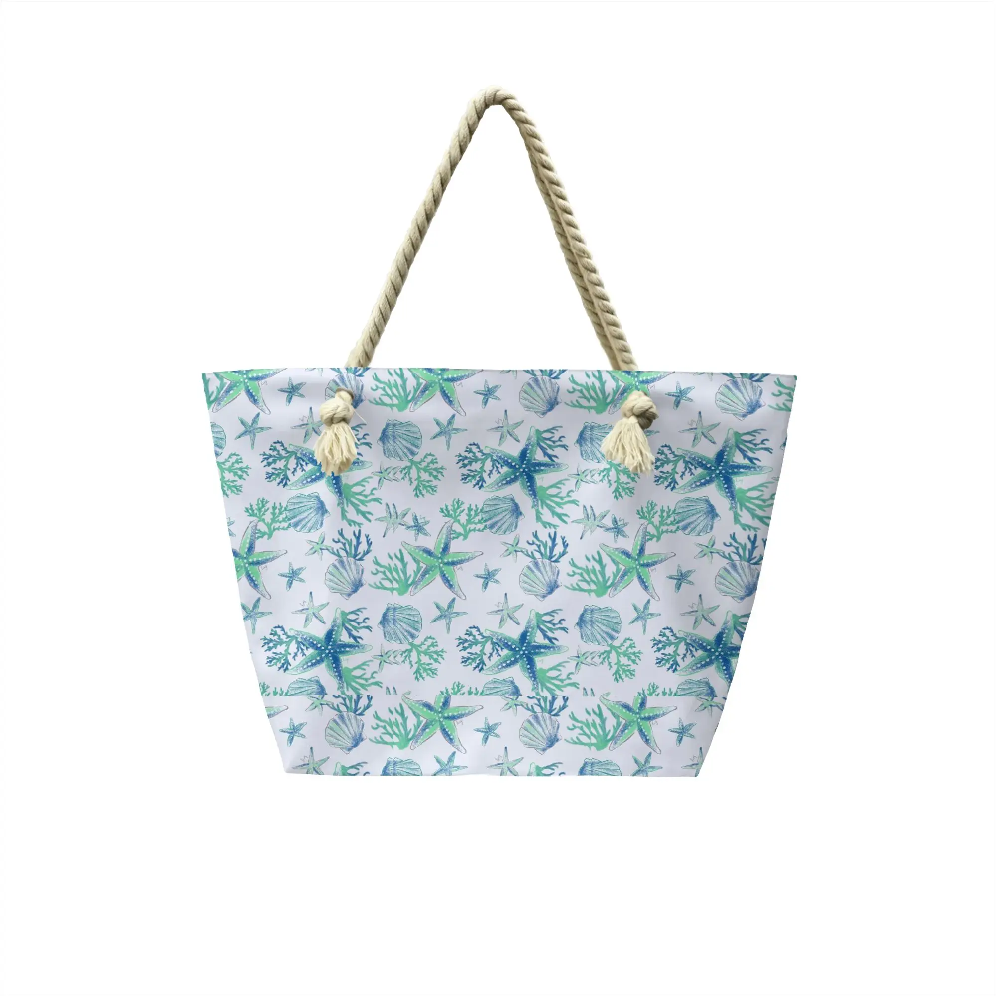 Hawaiian Wind Groceries Shopping Bags Kawaii Printed Canvas Shopper Tote Shoulder Bag Big Capacity Portable  Handbag