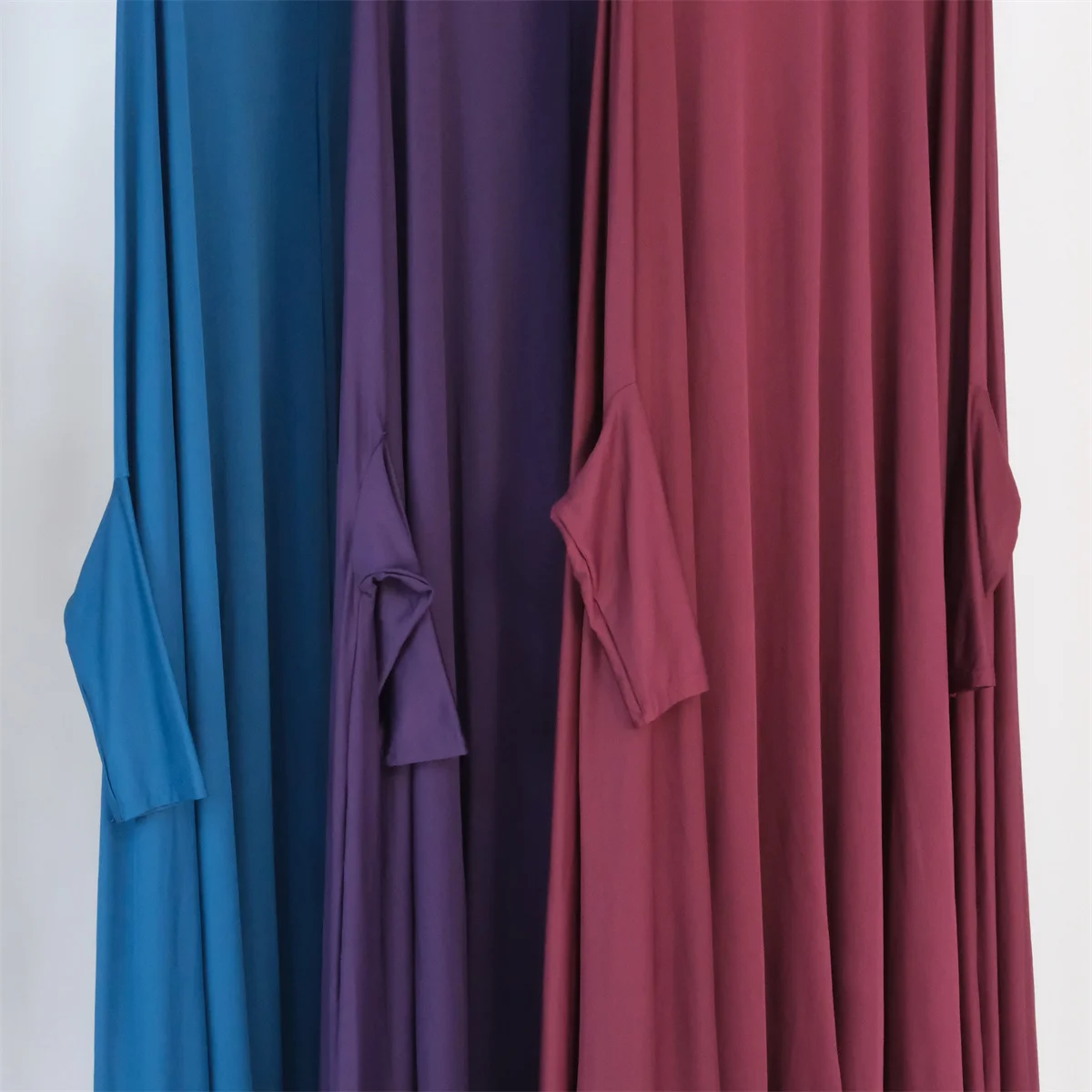 Modest Full Coverage Hijab Abaya For Muslim Women Dress Prayer Clothing Islamic Lady Batwing Loose Abaya Robe LR628