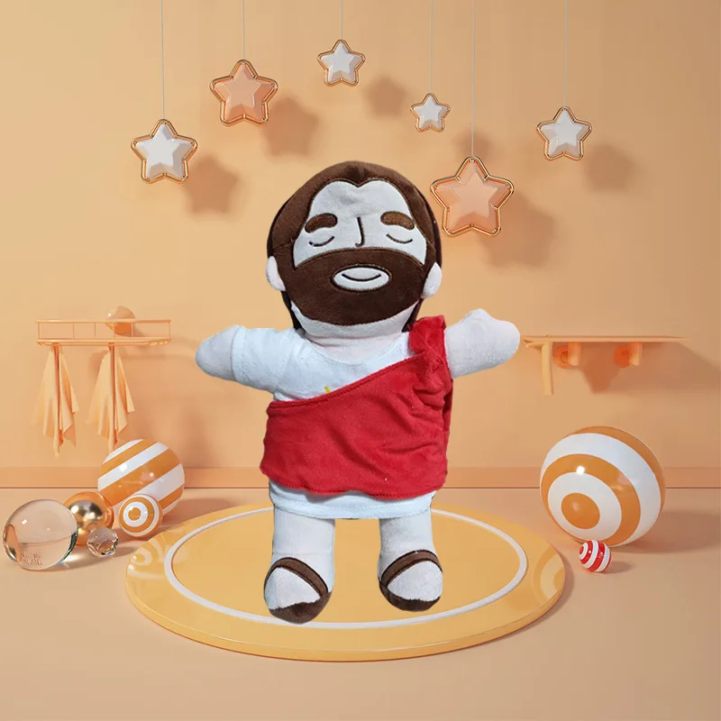 دمية قطيفة تتنفس مع إضاءة وموسيقى، لعبة تعليمية مهدئة للأطفال، محشوة بقطن PP، هدية على شكل حيوان صديق، متوفرة في المخزون